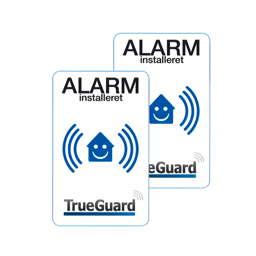 TrueGuard alarm skilt (2 stk.)