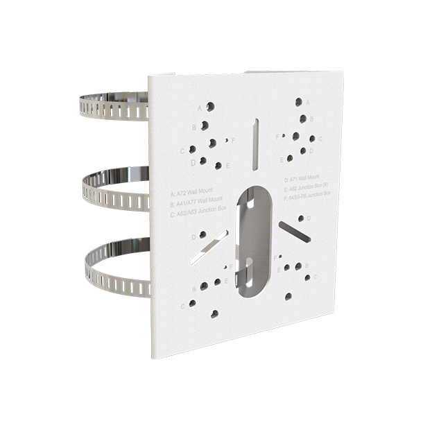Milesight kamera beslag til mast, stor model.