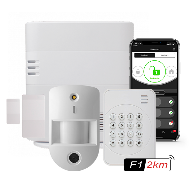 TrueGuard Smartbox Alarmpakke m. Foto PIR