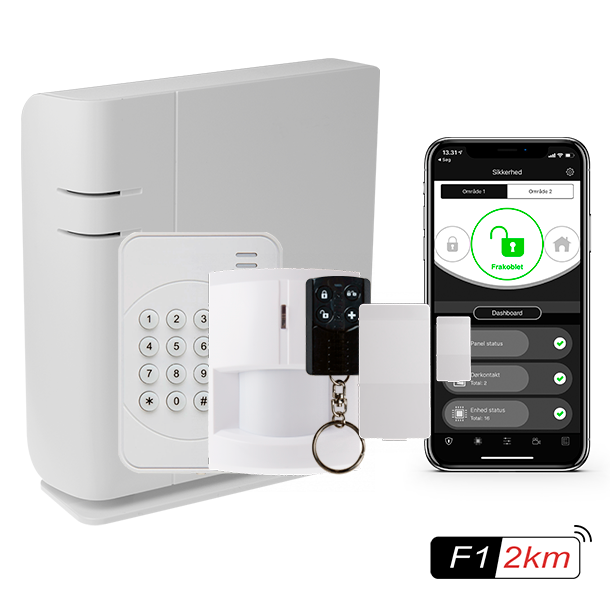 TrueGuard SmartBox Alarmpakke m. PIR