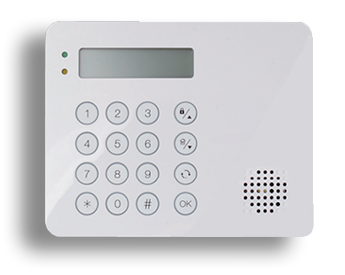 TrueGuard betjenings panel, med display