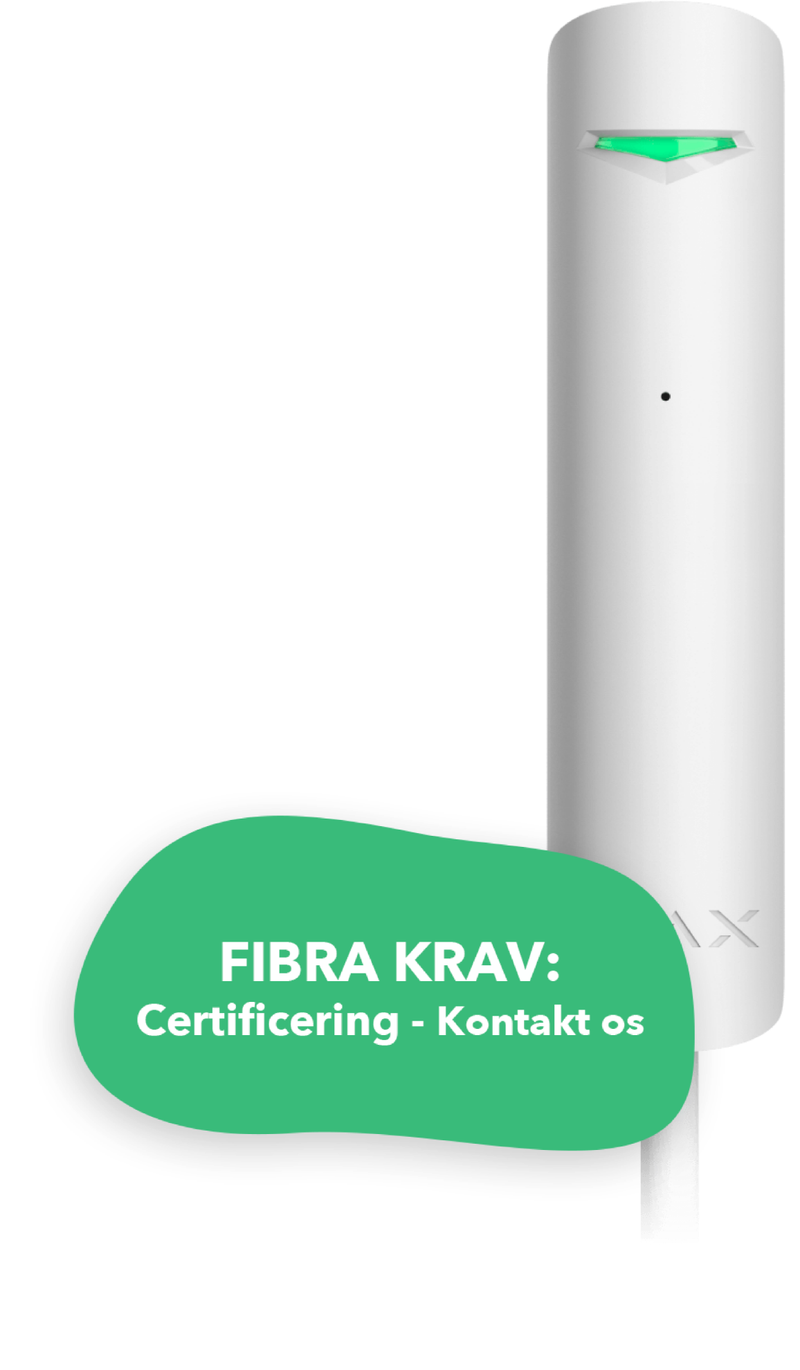 Ajax S-Line GlassProtect Fibra hvid