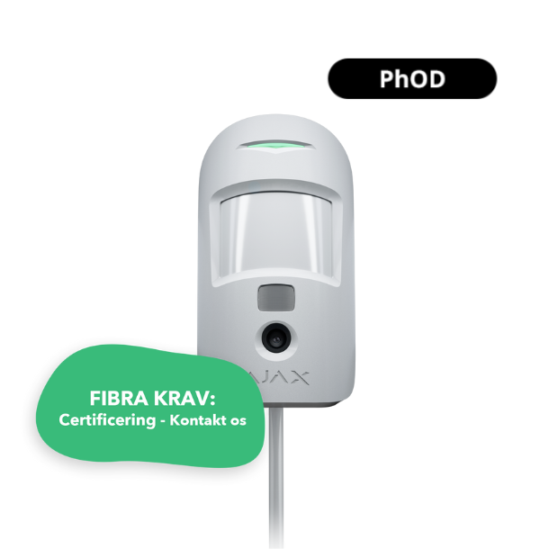 Ajax S-Line MotionCam PhOD Fibra Hvid