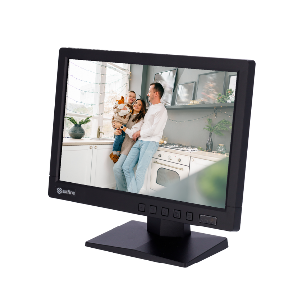 Safire 10" Monitor CCTV, 16:10 In/Out BNC