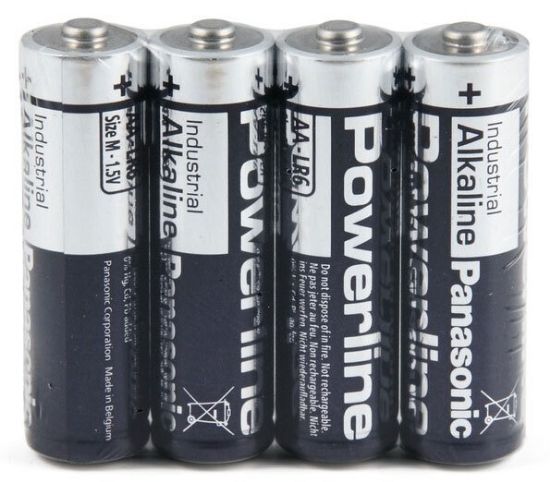 4 stk. AA alkaline batteri, PANASONIC PowerLine