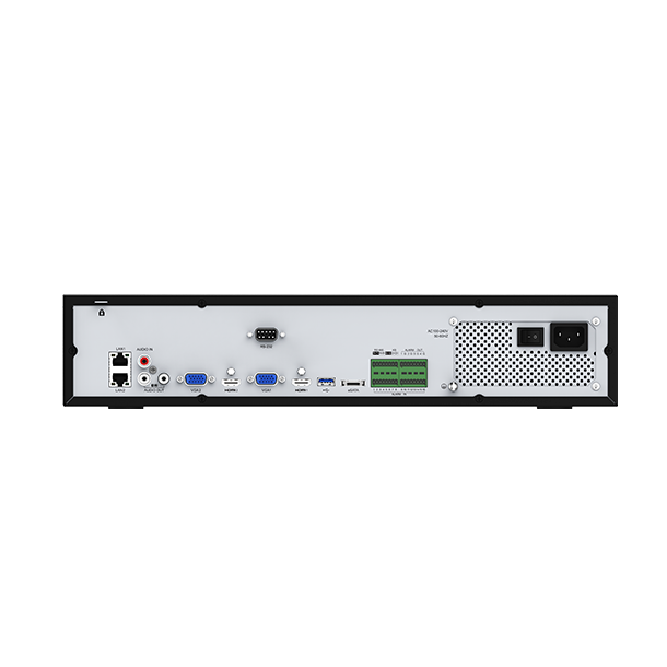 MS-N8064-G Milesight Pro NVR, 64 kanaler, 2 x LAN, 320mbit, 8 x HDD RAID, I/O, ANPR.