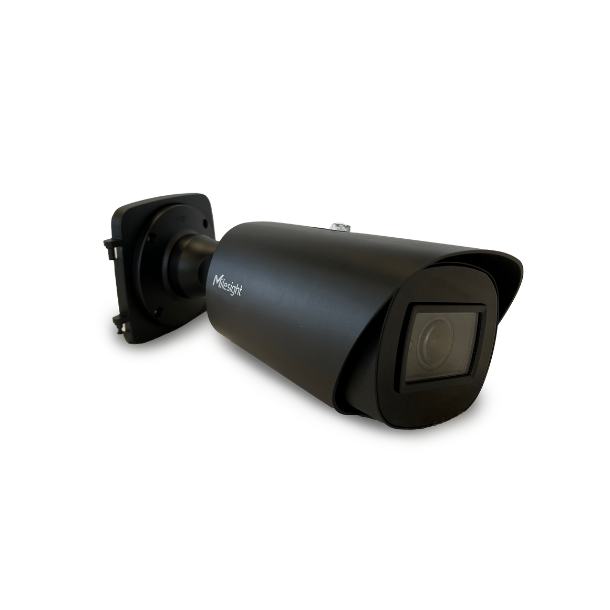 Milesight AI Pro-bullet IP-kamera, 2,0MP, 2,7mm-13,5mm, FOV 113°-33°, 65m IR, IP67/IK10,NDAA, sort farve