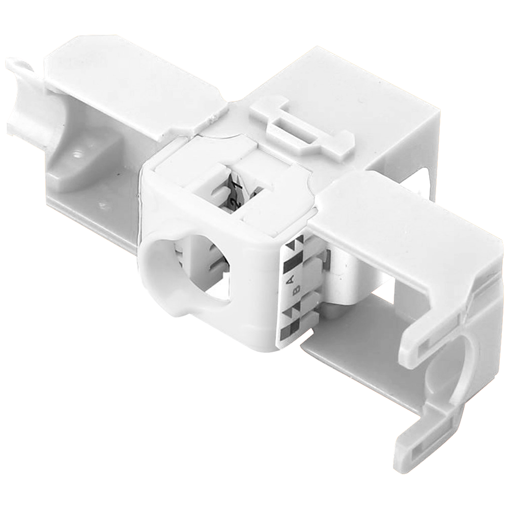 CAT6A Connectorstik, udgang, RJ45, hvid