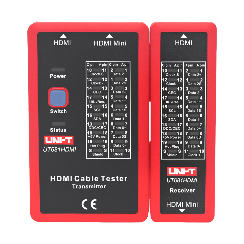 UNI-T Kabeltester - HDMI / Mini-HDMI kabler