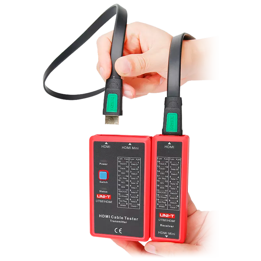 UNI-T Kabeltester - HDMI / Mini-HDMI kabler