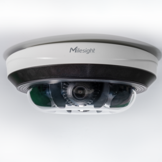 Milesight AI Multi-directional IP-kamera, 4x5.0MP, 3-9mm, FOV 92°-40°, 30m IR, IP67/IK10, hvid