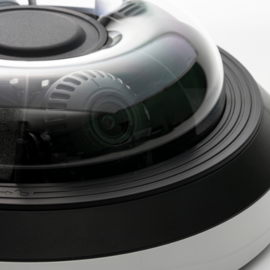 Milesight AI Multi-directional IP-kamera, 4x5.0MP, 3-9mm, FOV 92°-40°, 30m IR, IP67/IK10, hvid