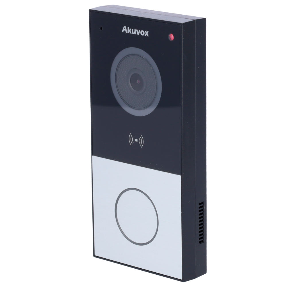 Akuvox dørtelefon m. video, 1-knap, WiFi, PoE