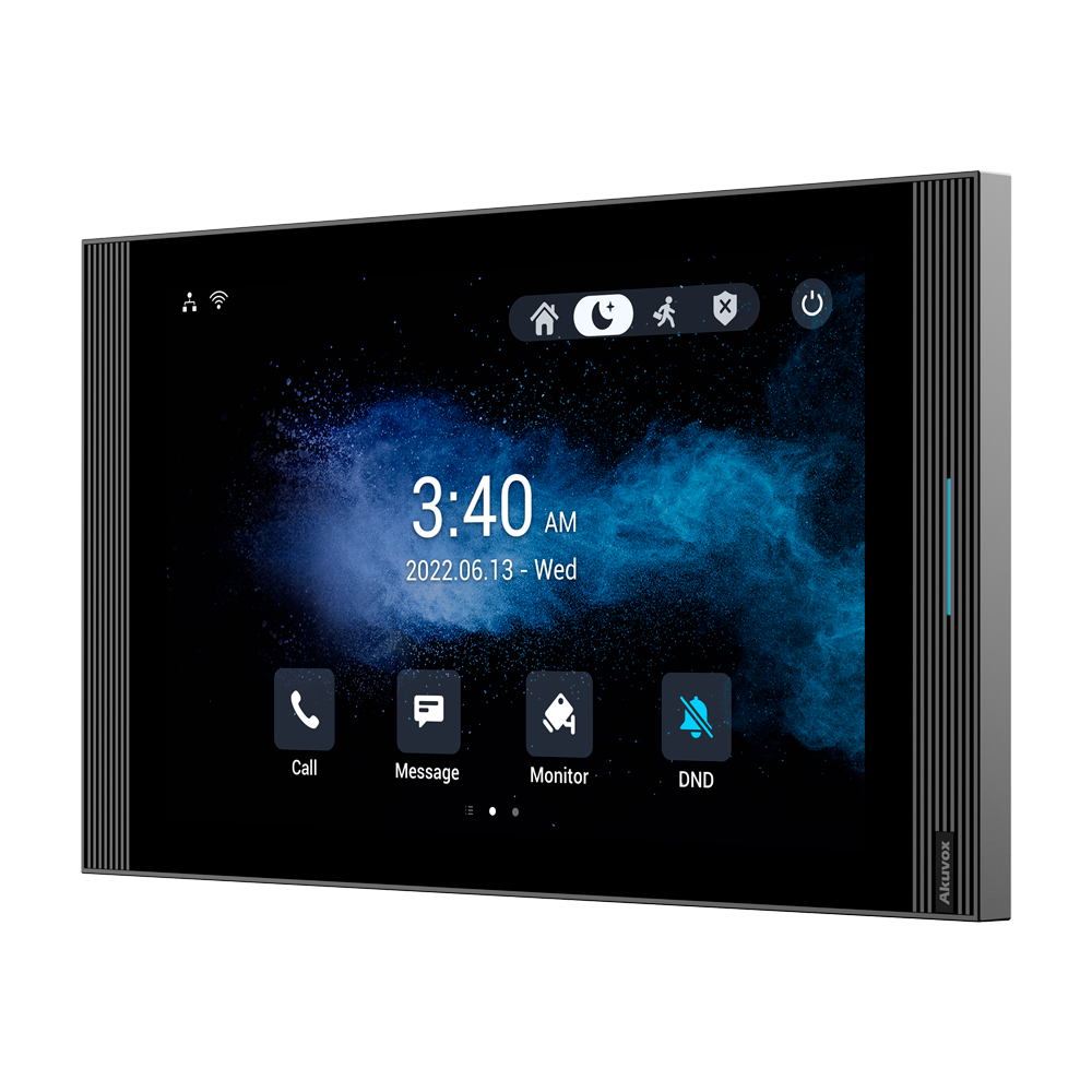 Akuvox PoE Svarstation 10", Sort, Wifi, Android 12