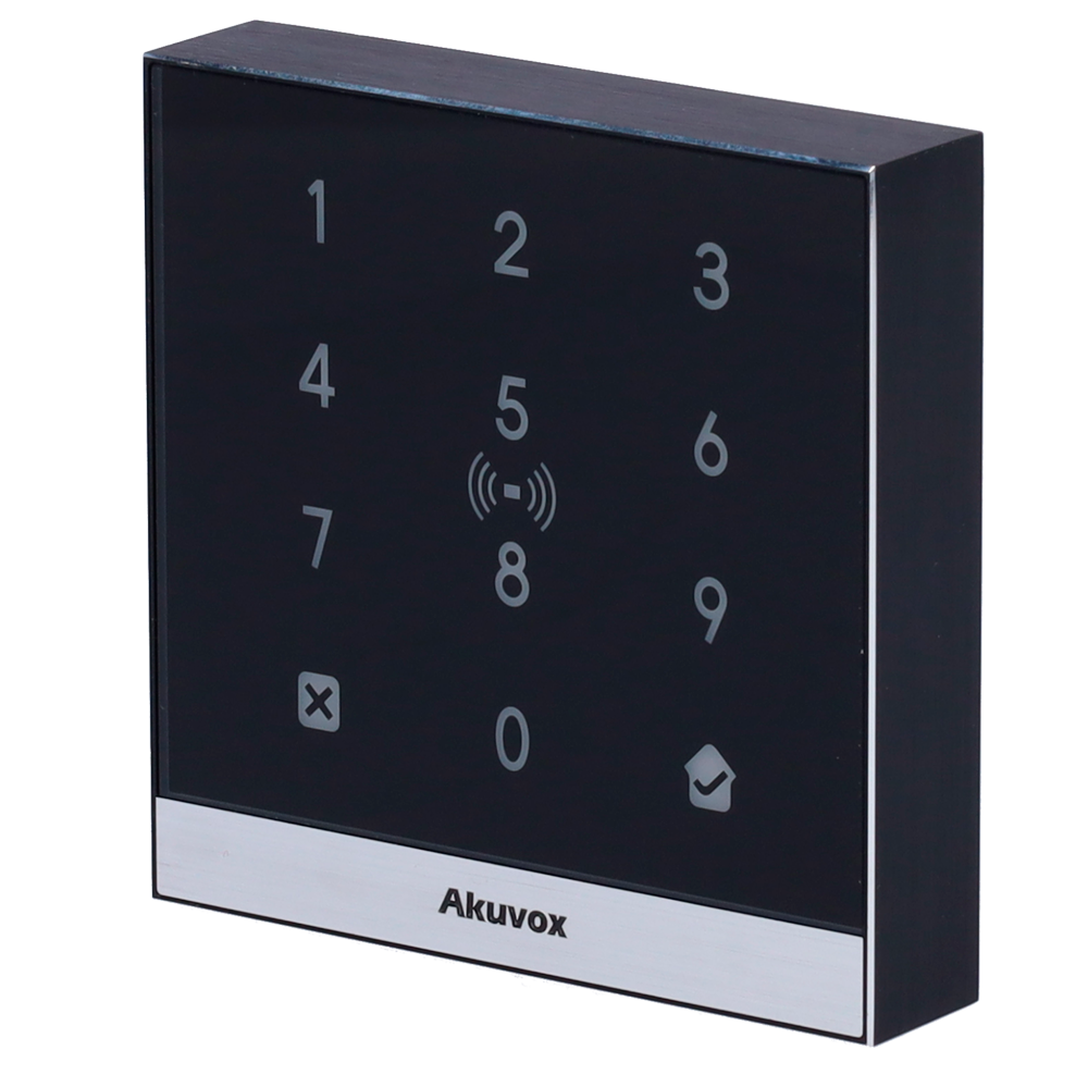 Akuvox tastatur, touch med dørkontroller, ADK, IP / PoE