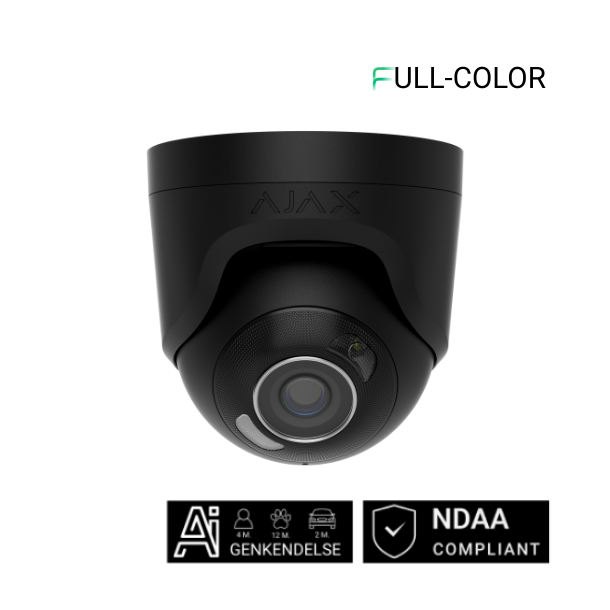 Ajax TurretCam HL (5 Mp/2.8 mm) Sort
