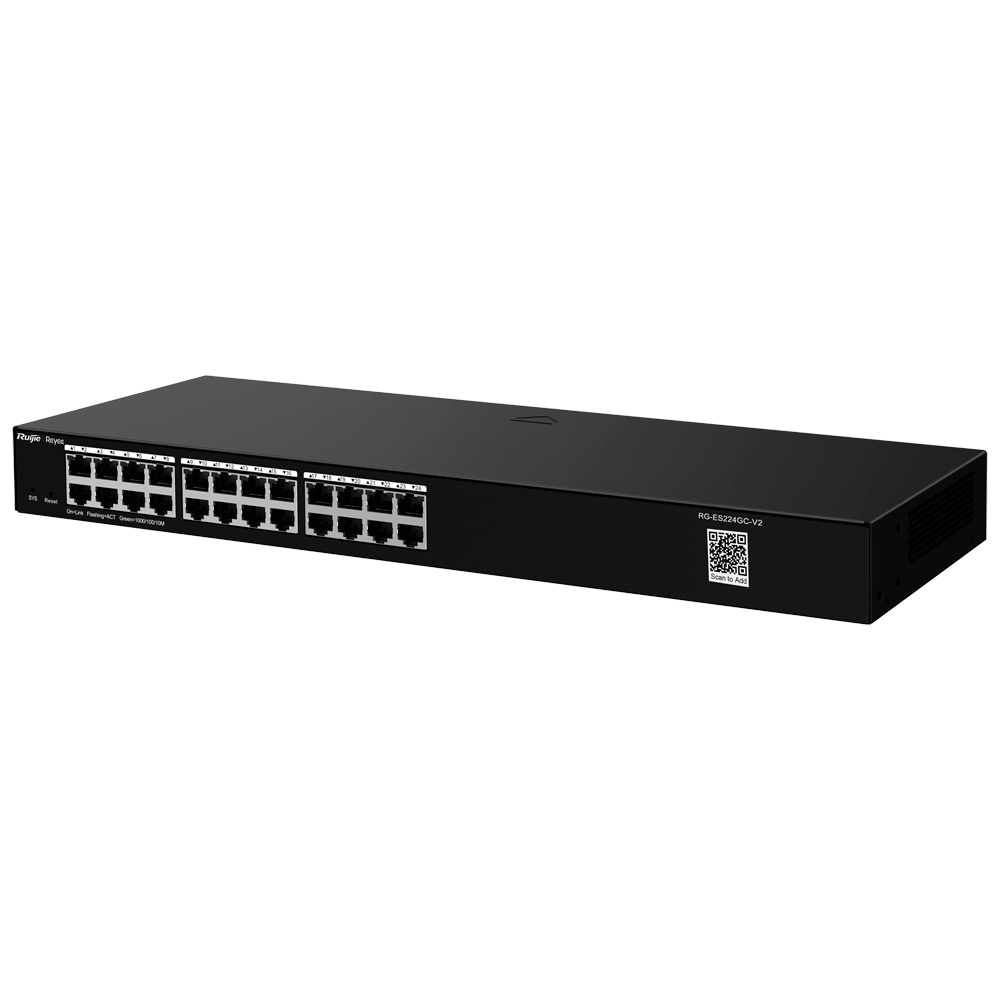 Reyee 24 x RJ45 CH Switch, 10/100/1000, med cloud