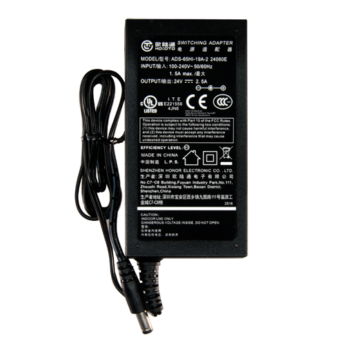 Strømforsyning, 24V DC 2500mA
