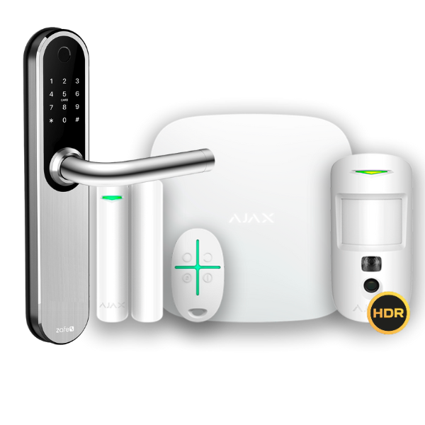 Ajax HDR Starterkit med Zafe lås og gateway