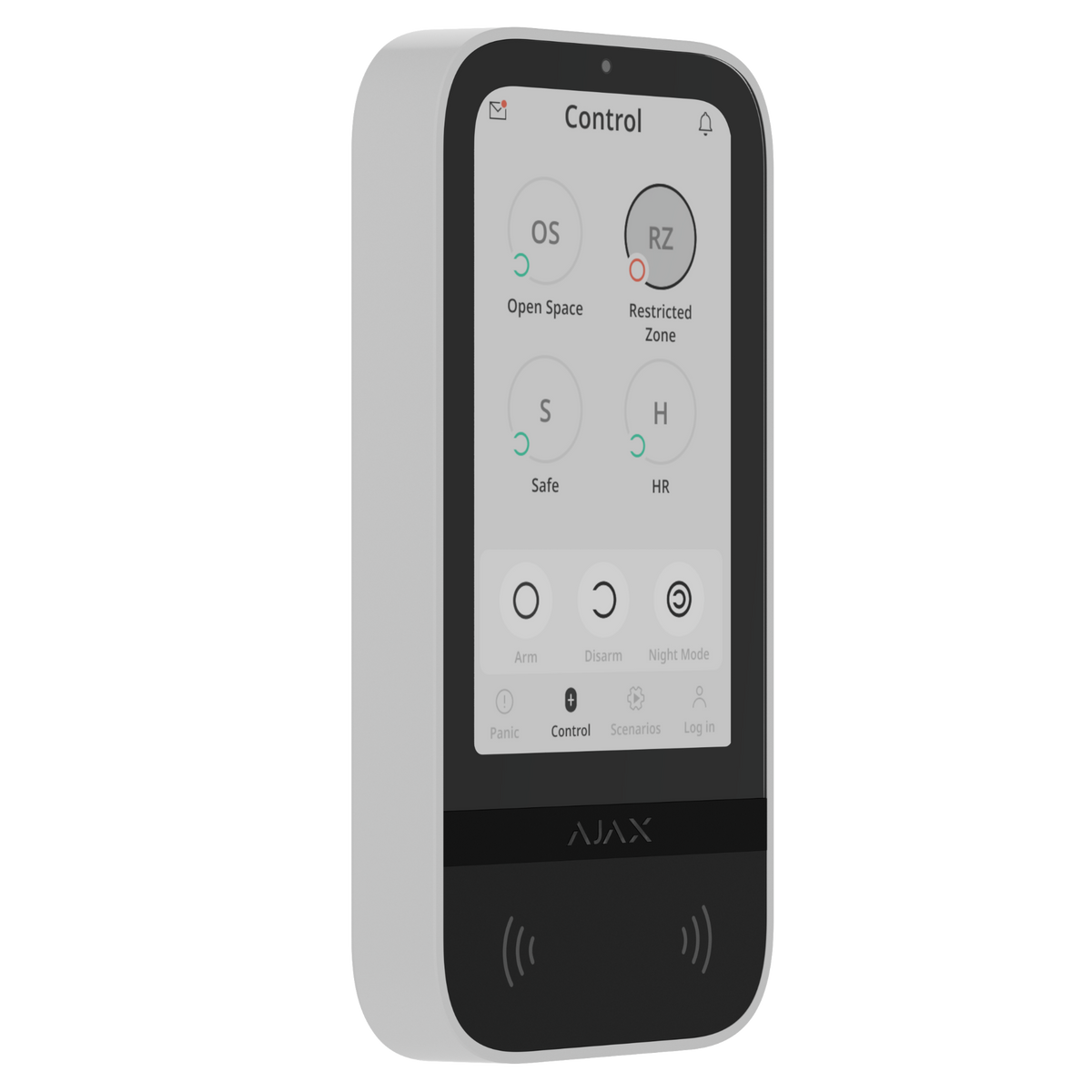 Ajax S-Line KeyPad TouchScreen G3 Hvid