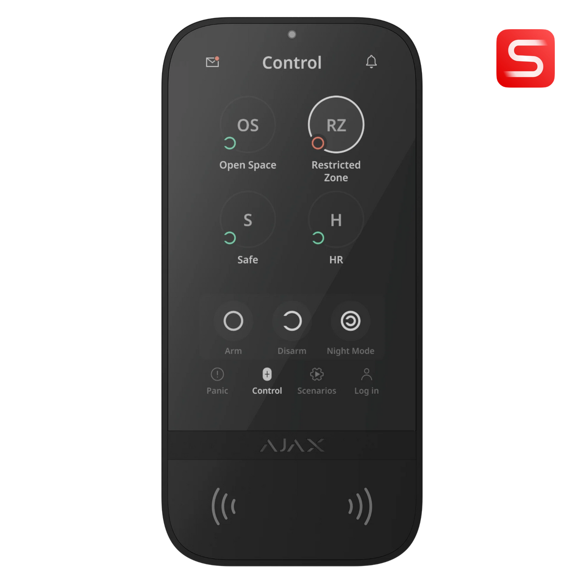 Ajax S-Line KeyPad TouchScreen G3 Sort