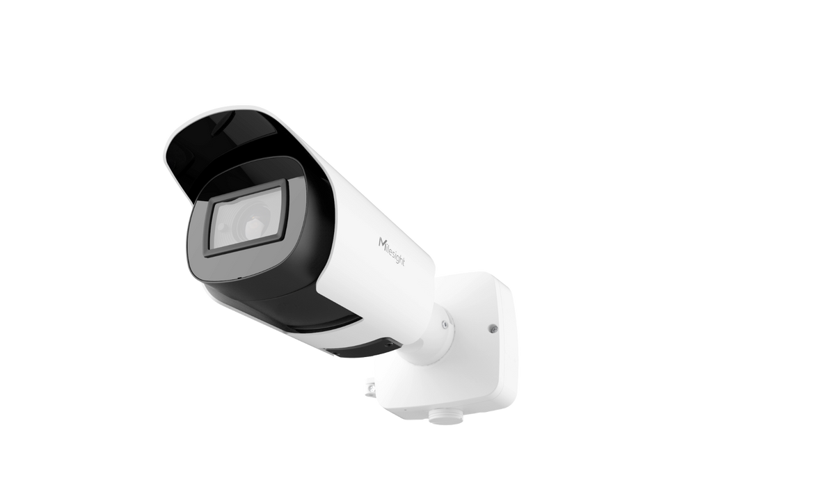 Milesight ANPR Indgang/Port Pro-bullet plus IP-kamera, 4,0MP, 2,8mm-12mm, FOV 114°-45°, 20m IR, IP67/IK10, Wiegand, NDAA