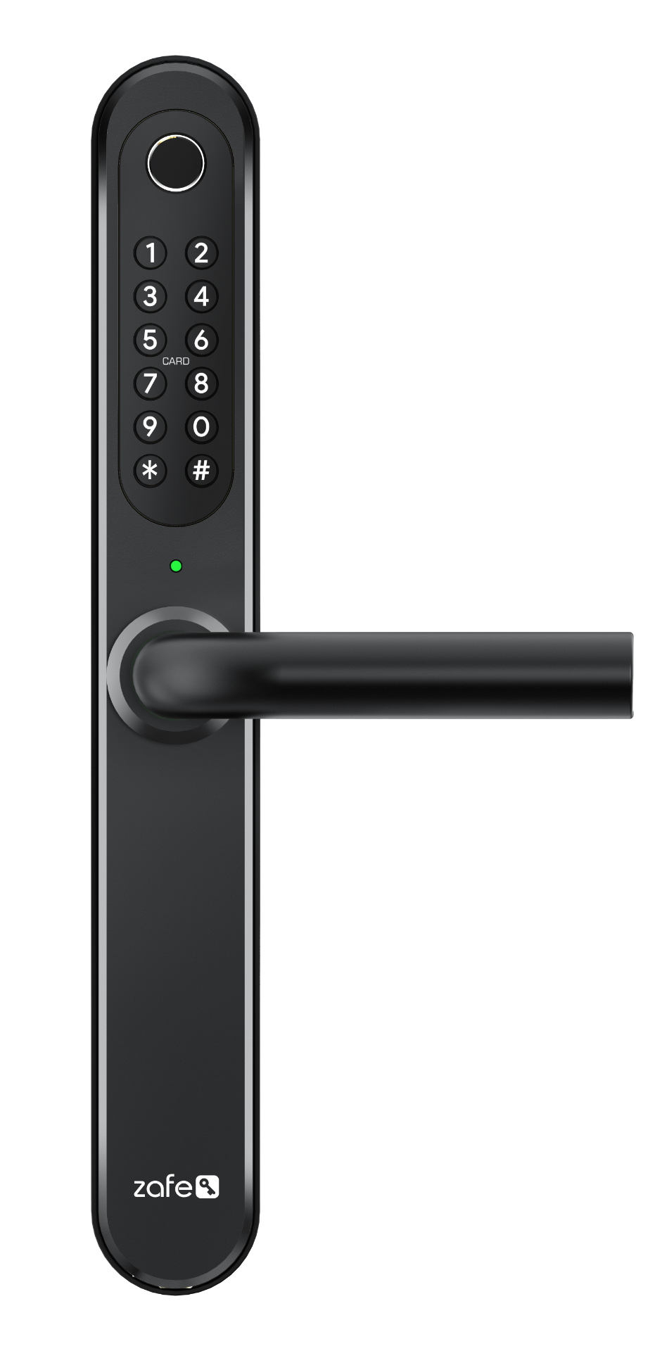Zafe T-Lock SCANDI 39 mm sort med fysiske knapper