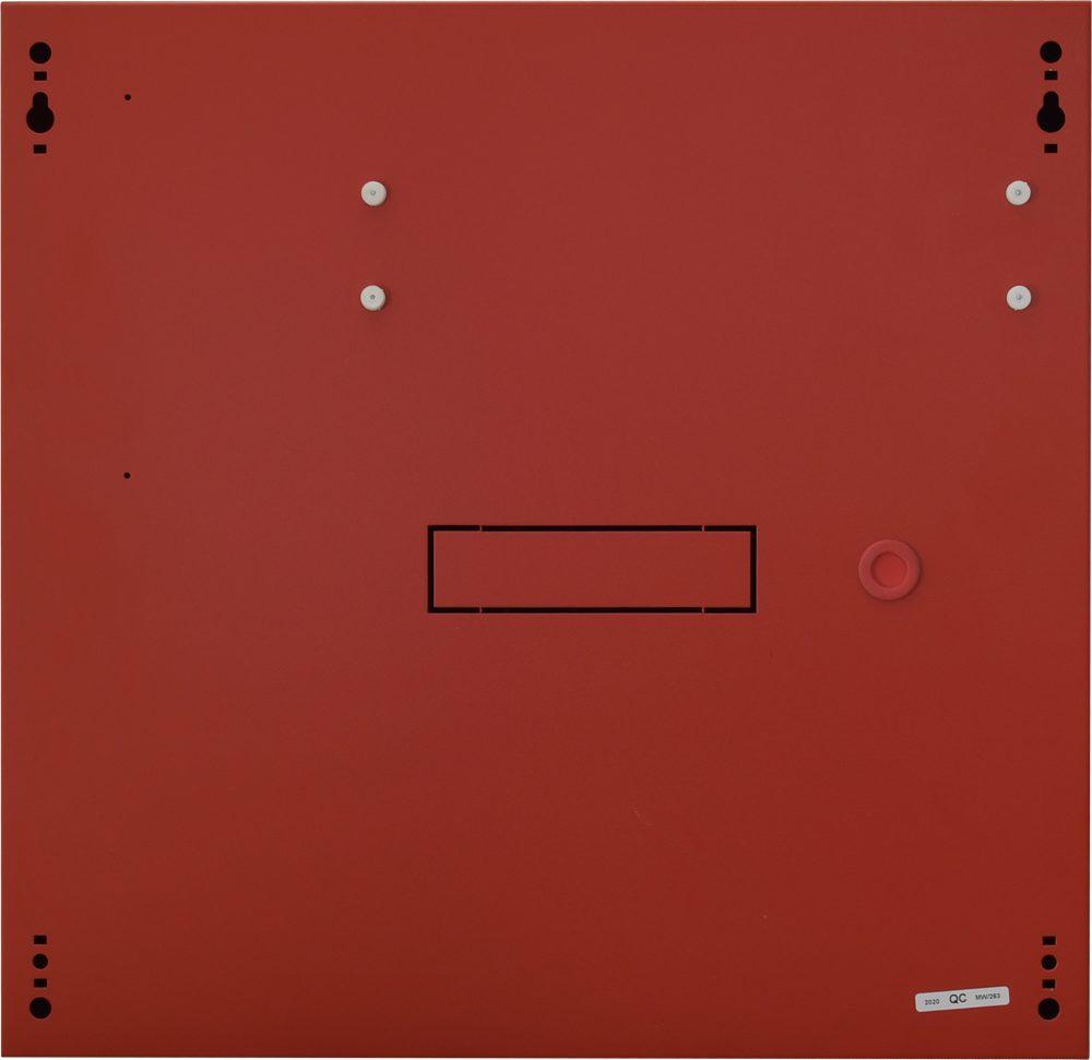EN54 brandstrømforsyning 27,6V 10A, 2x40Ah, LCD