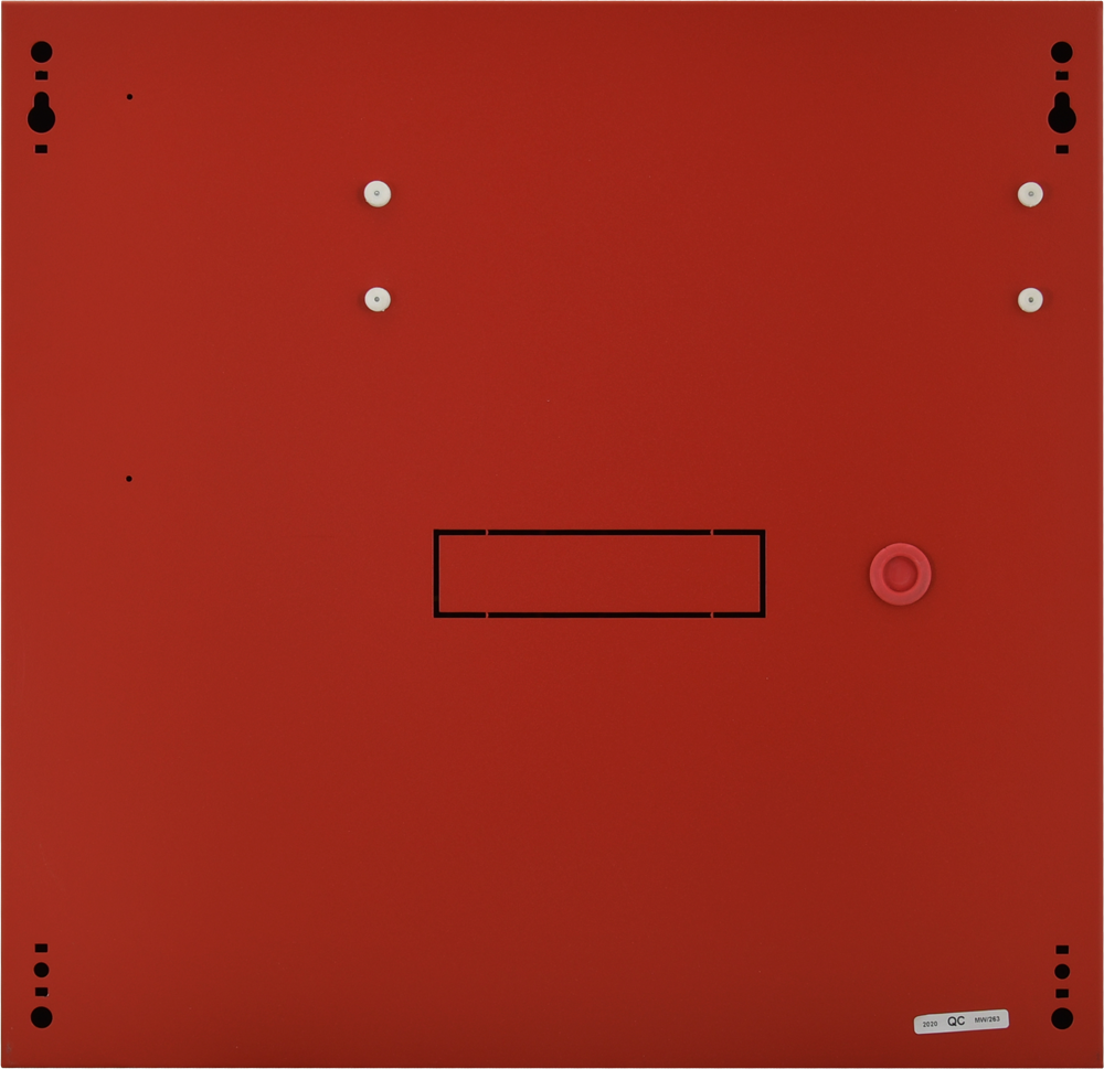 EN54 brandstrømforsyning 27,6V 5A, 2x40Ah, LCD