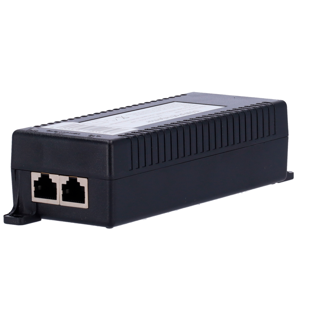 PoE-injector 2,5G 60W, PoE/PoE+/Hi-PoE af/at/bt