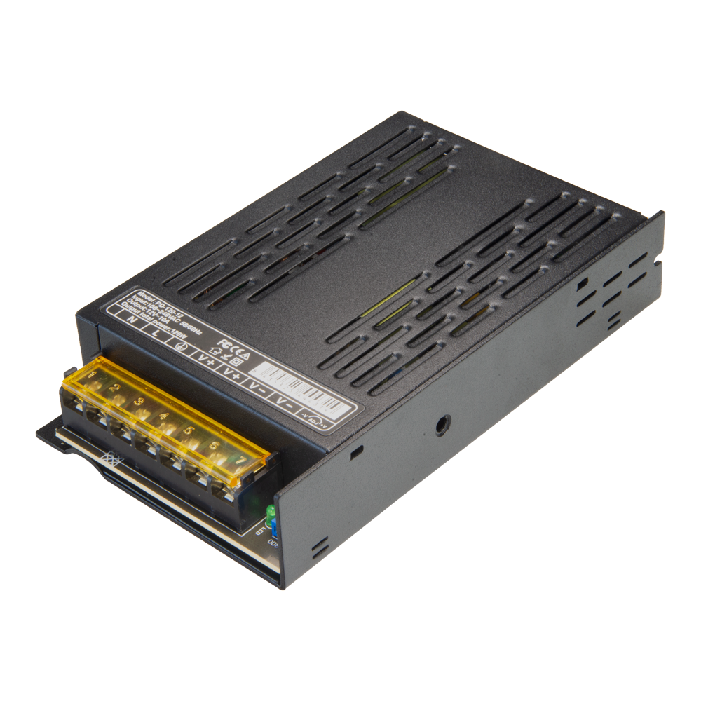 Strømforsyning 12V 10A/120W justerbar 2 udgange