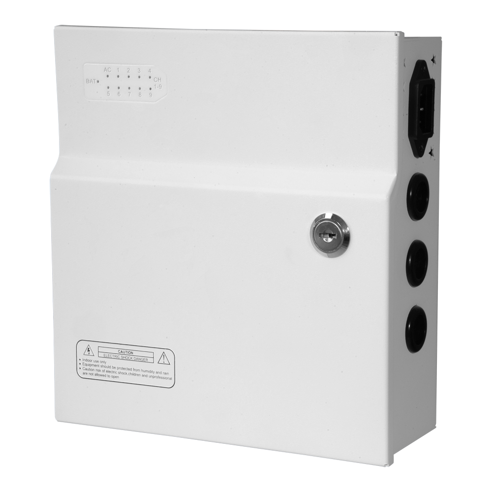 Strømfordelerboks 9 udgange 12V 120W UPS