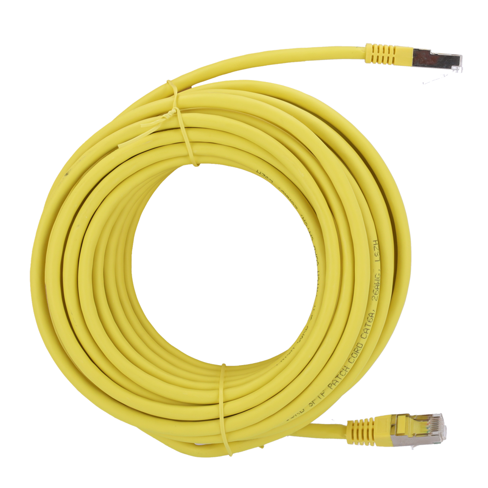Safire SFTP Patchkabel Cat6A 2 m, Gul, halogenfri