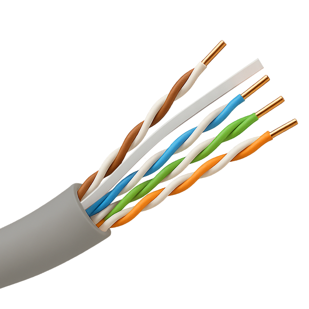 Safire UTP-kabel Cat6 305m, halogenfri Dca, Grå