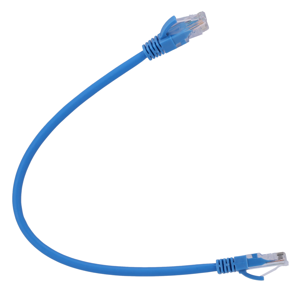 Safire UTP Patchkabel Cat6 0,3 m, Blå, halogenfri