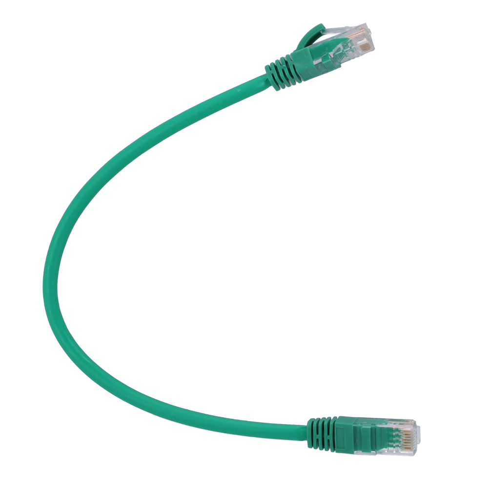 Safire UTP Patchkabel Cat6 0,3 m, Grøn, halogenfri