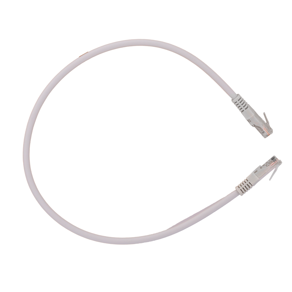 Safire UTP Patchkabel Cat6 0,5 m, Hvid, halogenfri