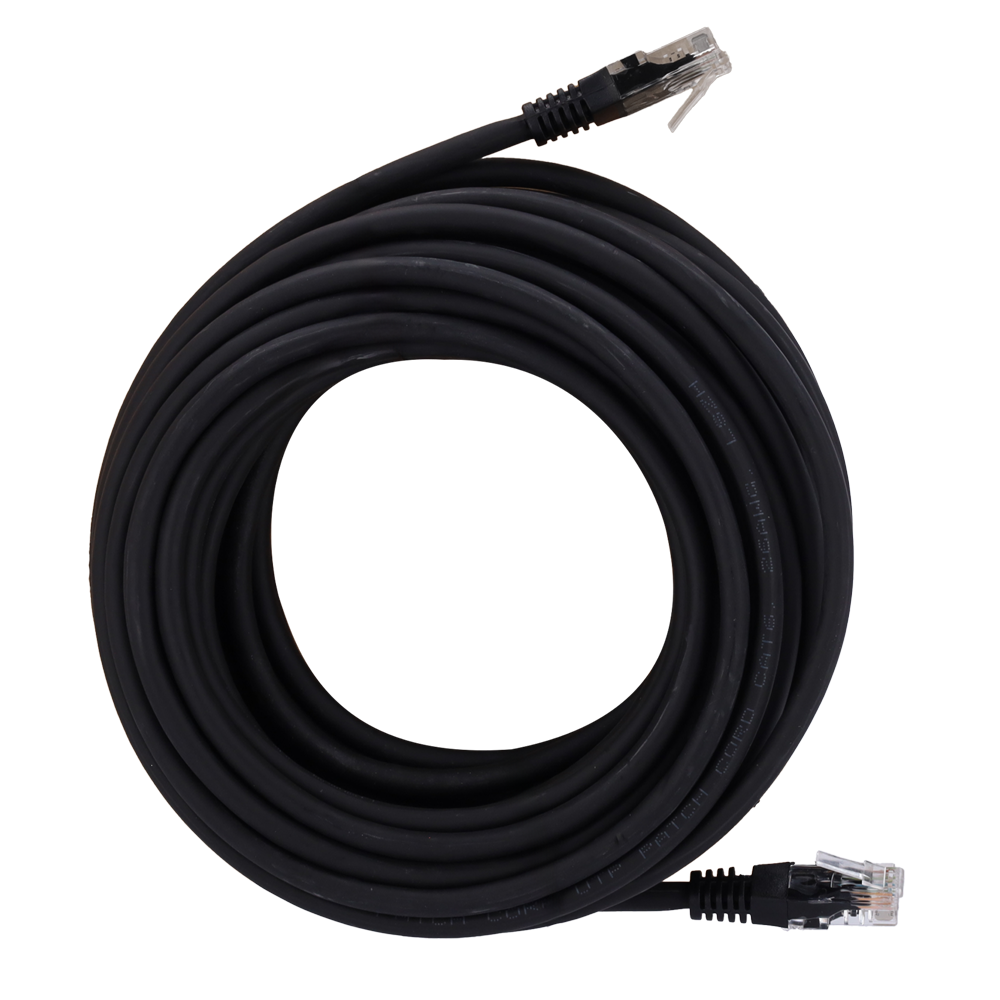 Safire UTP Patchkabel Cat6 15 m, Sort, halogenfri