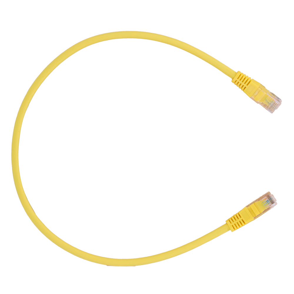 Safire UTP Patchkabel Cat6 1 m, Gul, halogenfri