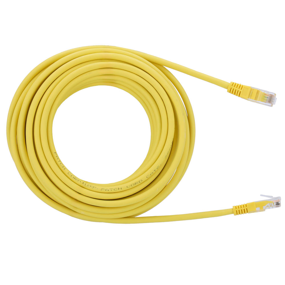 Safire UTP Patchkabel Cat6 2 m, Gul, halogenfri