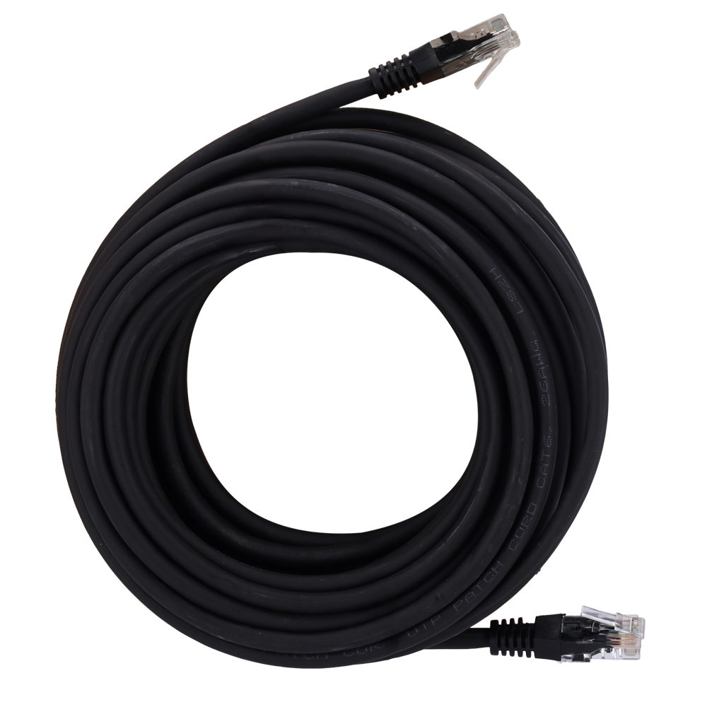 Safire UTP Patchkabel Cat6 30 m, Sort, halogenfri