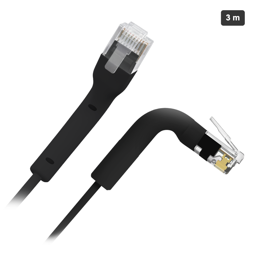 UTP6A-FLEX-3BK