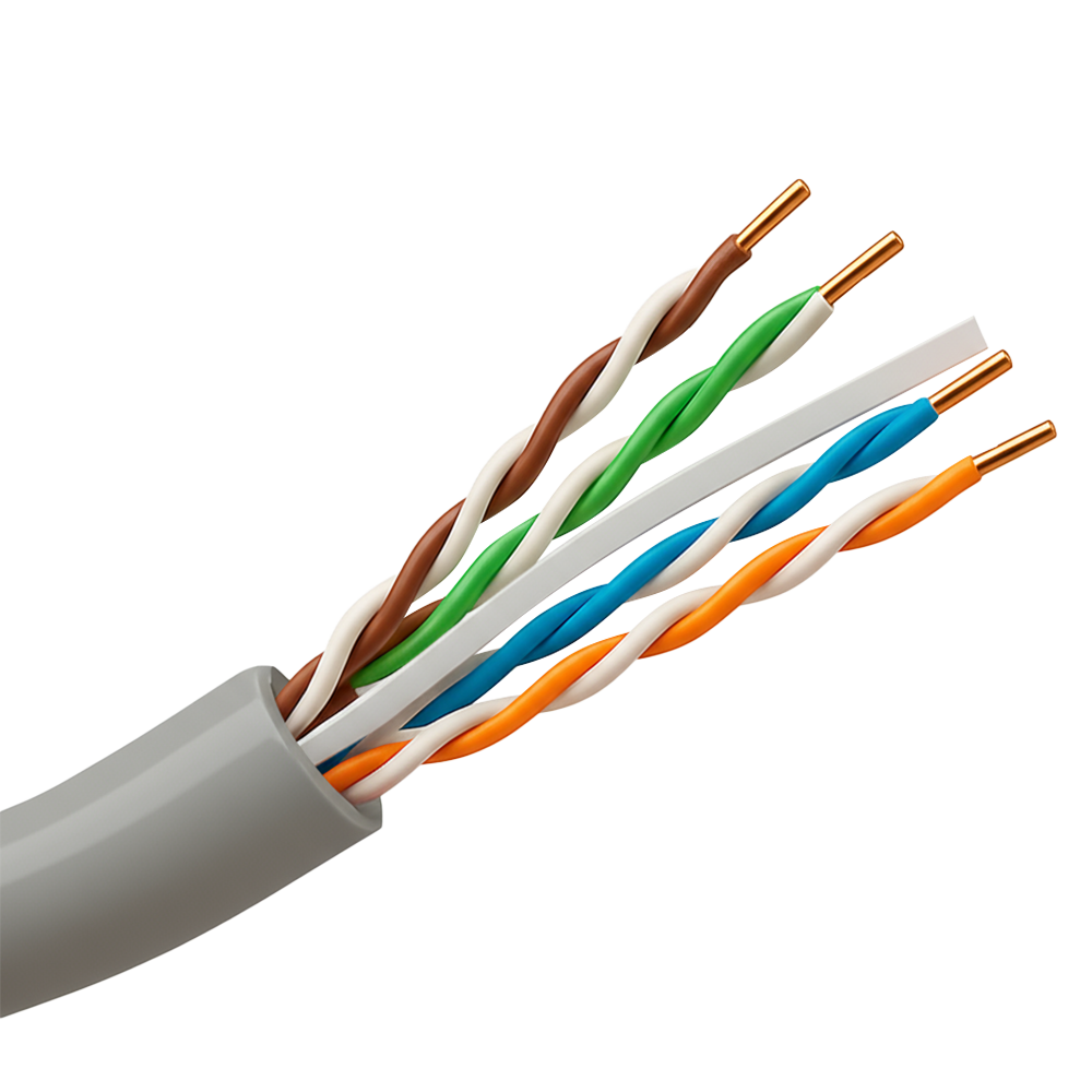 UTP Installationskabel Cat6 305m Spole Grå
