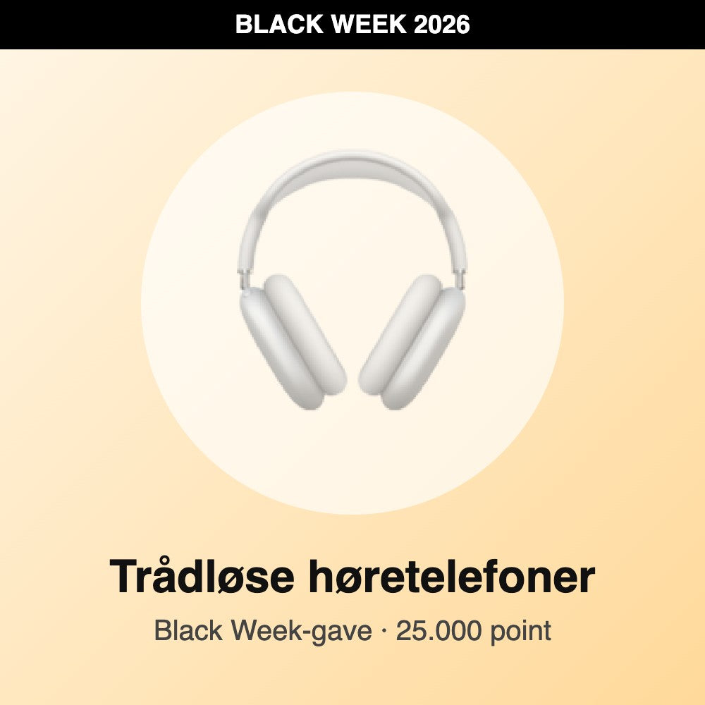 Trådløse høretelefoner – Black Week-gave