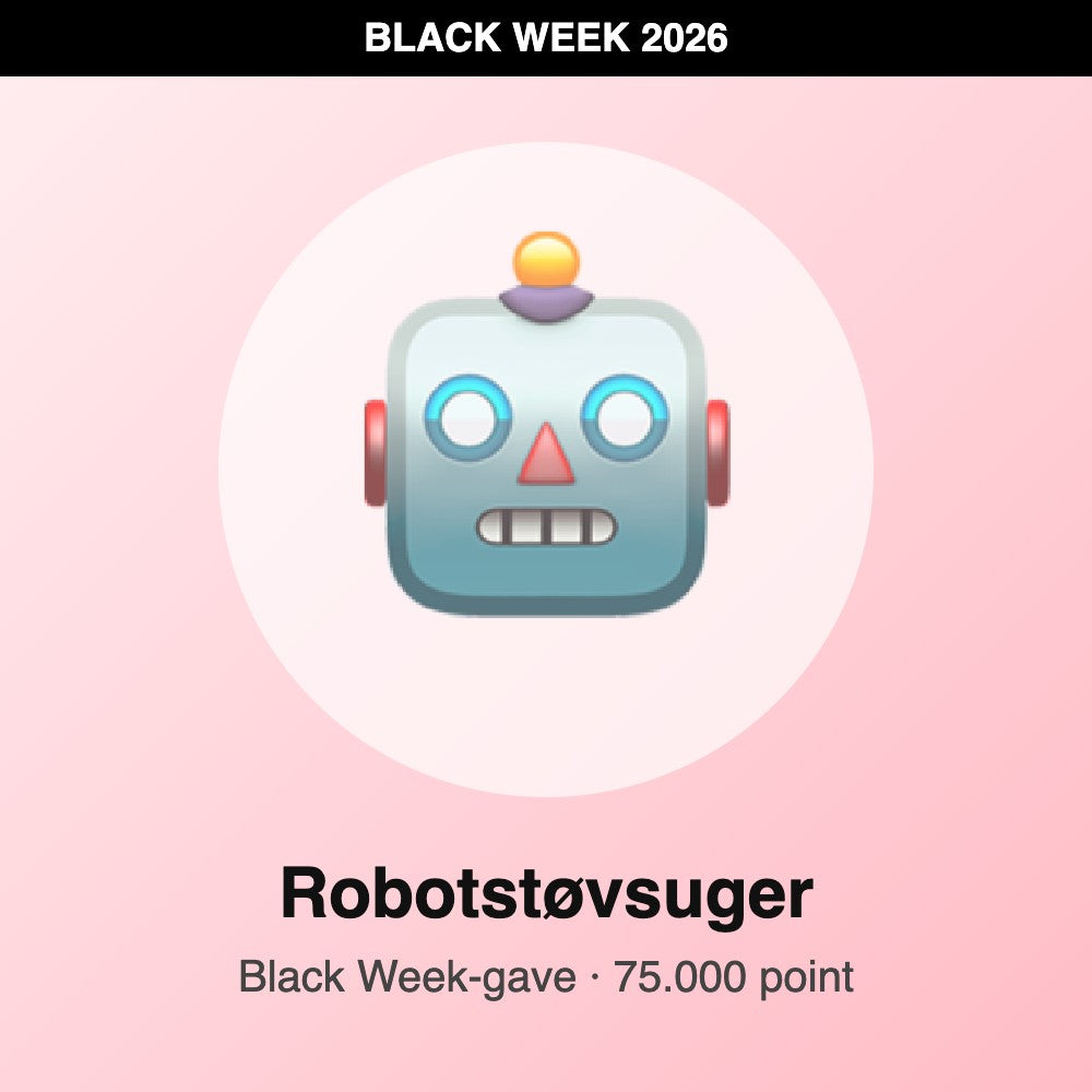 Robotstøvsuger – Black Week-gave