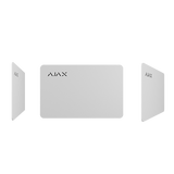 Mifare DESFire kort i hvid til Ajax Keypad Plus