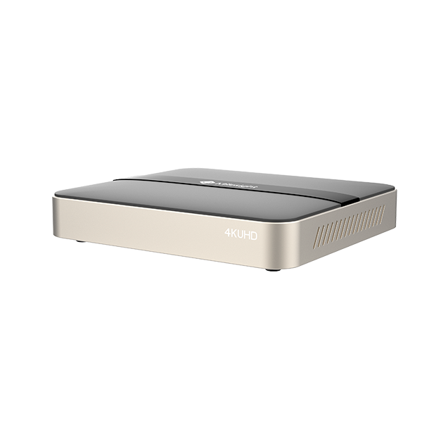 MS-N1004-UPC Milesight Compact NVR, 4 kanaler, 4 x PoE