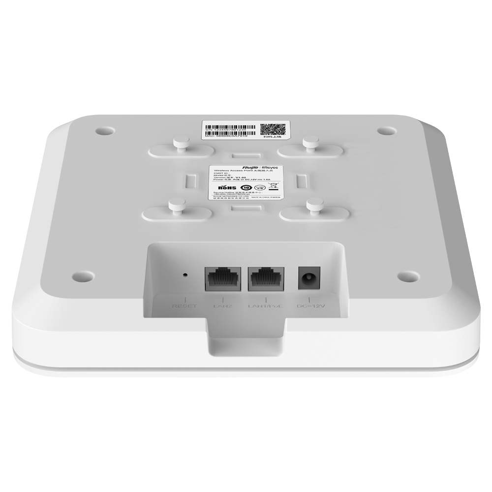 Reyee Access Point, WiFi 5, 2,4 + 5GHz, 2x RJ45, 1300 mbps, PoE