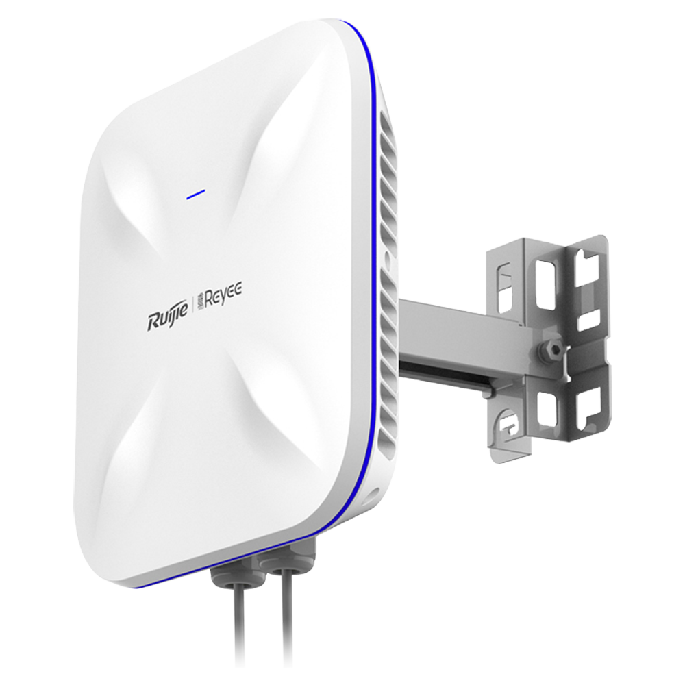 Reyee Access Point udendørs, WiFi 6, 2,4 + 5GHz, 2x RJ45, 1775 mbps, PoE, IP68