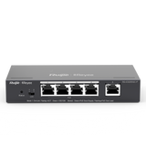 Reyee PoE 4+1 CH Switch med cloud, 54W PoE, 10/100/1000